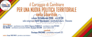 ROSSANO - Nuova politica territoriale